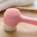 Escova de limpeza facial 2 em 1 - Limpeza e esfoliação