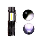 Mini Lanterna Tática - USB Recarregável