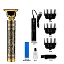 Máquina De Cortar Cabelo e Barba Masculina Aparador Profissional Sem Fio Portátil T9