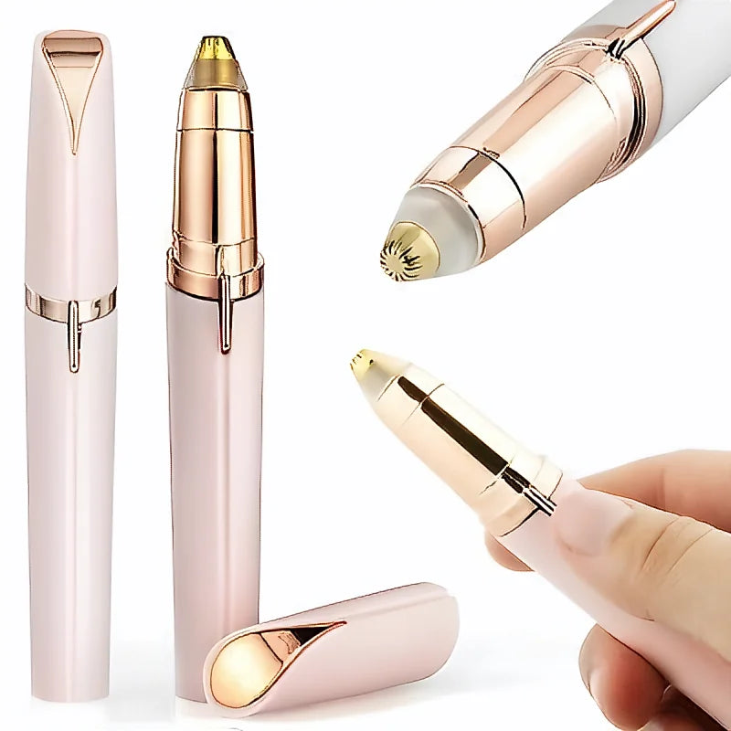Removedora de pêlos faciais, sombrancelhas, recarregável USB