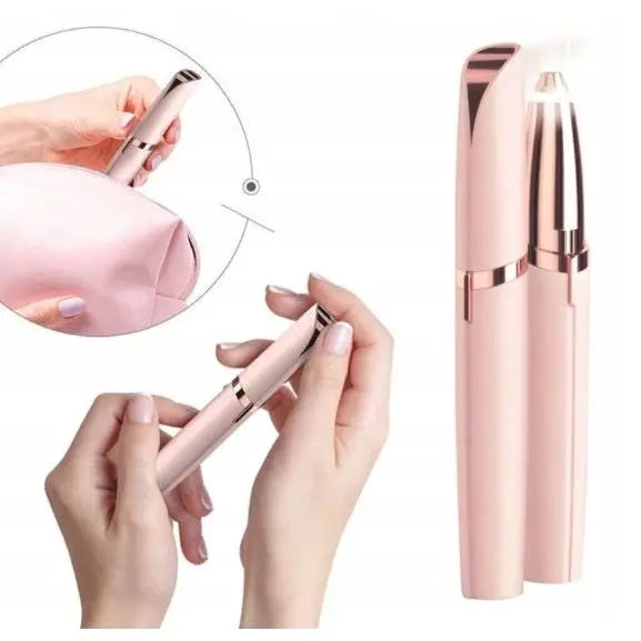 Removedora de pêlos faciais, sombrancelhas, recarregável USB