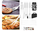 Kit de churrasco inox 9 peças