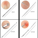 Kit Extrator De Cravo Espinha Profissional Inox Limpeza de Pele