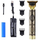 Máquina De Cortar Cabelo e Barba Masculina Aparador Profissional Sem Fio Portátil T9